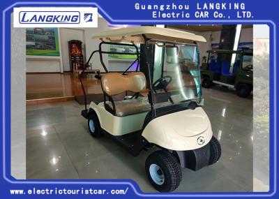 Carrinho de golfe bege da pessoa da economia de energia 2 da cor para o lugar/estádio do lazer