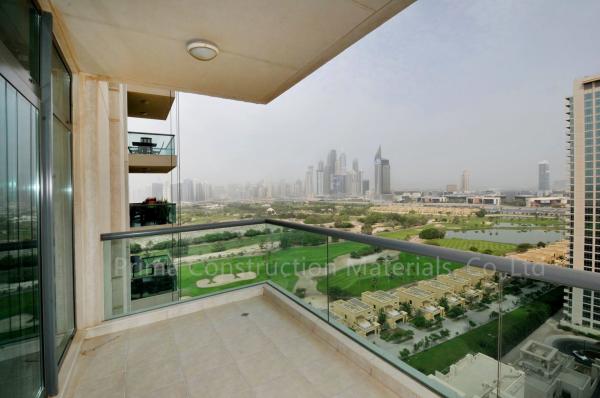 Aluminium Safety U Channel Profile External Frameless Glass Balustrade Easy DIY