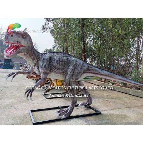 Животных стеклоткани парка атракционов аллозавр Animatronic Eco больших в натуральную величину дружелюбное