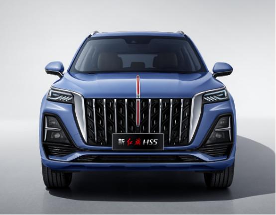 Blue Hongqi Sport Utility Vehicle 185kw 5 lugares gasolina Hongqi Suv