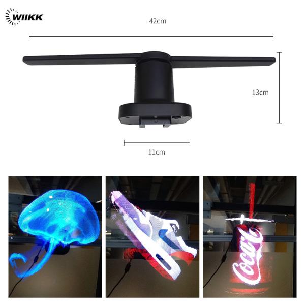 Naked Eye 3D Hologram Wiikii Holographic Projection Device 150° Viewing Angle