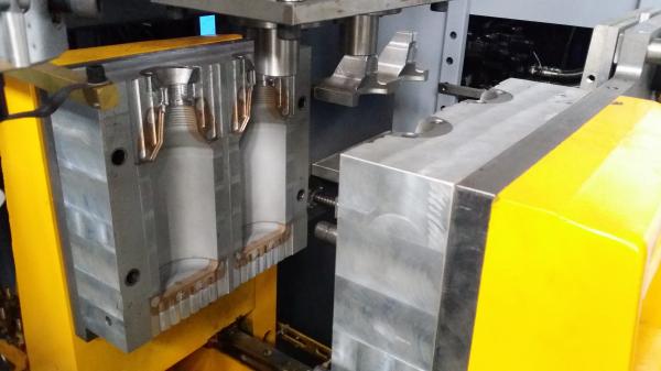 Double Station Extrusion Blow Molding Machine , Plastic Drum Making Machine