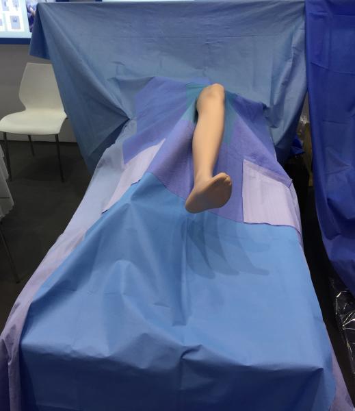 Disposable extremity pack,Lower limbs surgical pack with liquid collection pouch