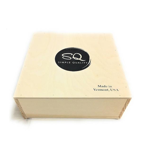 Customized Logo Acceptable Antique Color Reusable Wooden Pie Cake Dessert Box Bread Storage Box