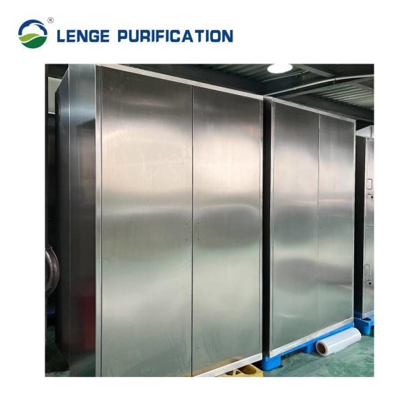 304 Stainless Steel Cleanroom Wardrobe Closet Cabinet Dustproof Customization SS Original Color