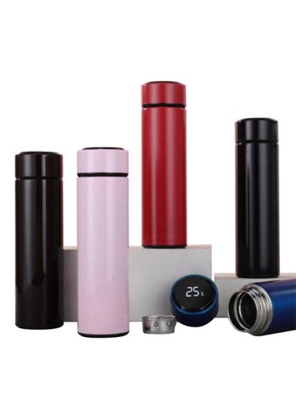 Cold Drink Mug Smart Vacuum Flask Stainless Steel Coffee Promotional Custom Logo