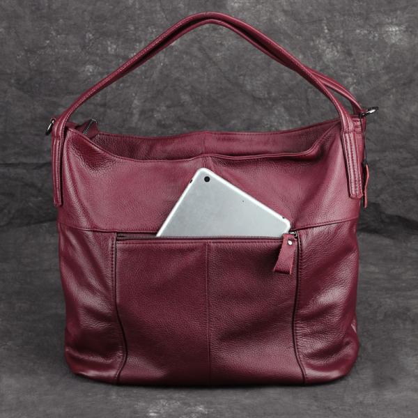 Soft Hobo Cowhide Genuine Leather Shoulder Bags