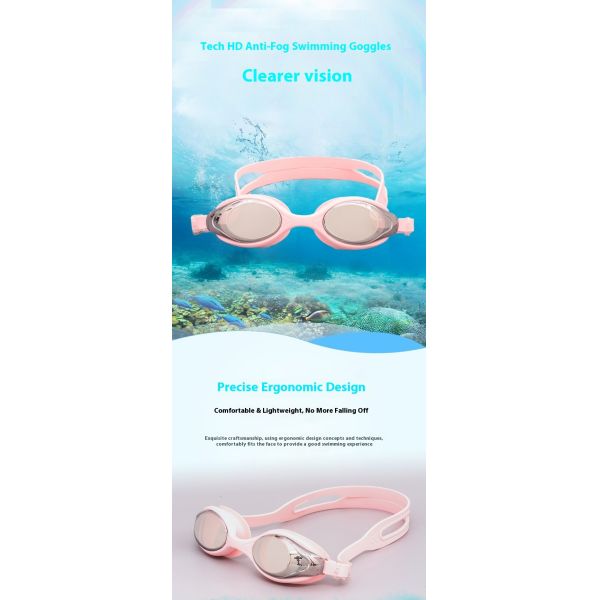 Kids' Professional Swimming Goggles - HD, Anti-Fog & Waterproof