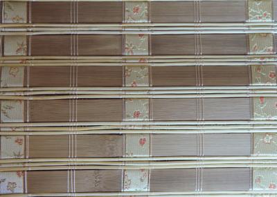 Exterior Natural Bamboo Roll Up Window Blind For Restaurant Moth Proof