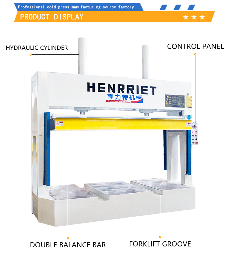 Eliminate Manual Handling: 50T Hydraulic Cold Press with Forklift Pockets for Safe Fast Production