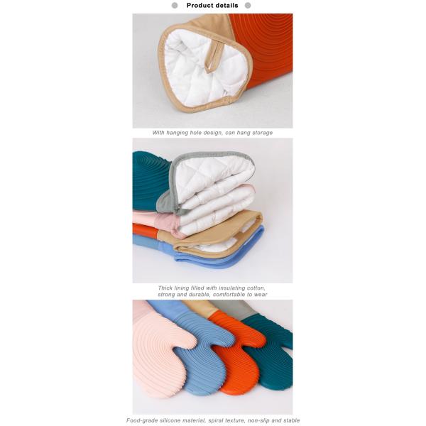 Multifunction Professional Heat Resistant Flexible Oven Gloves Silicone Oven Mitt