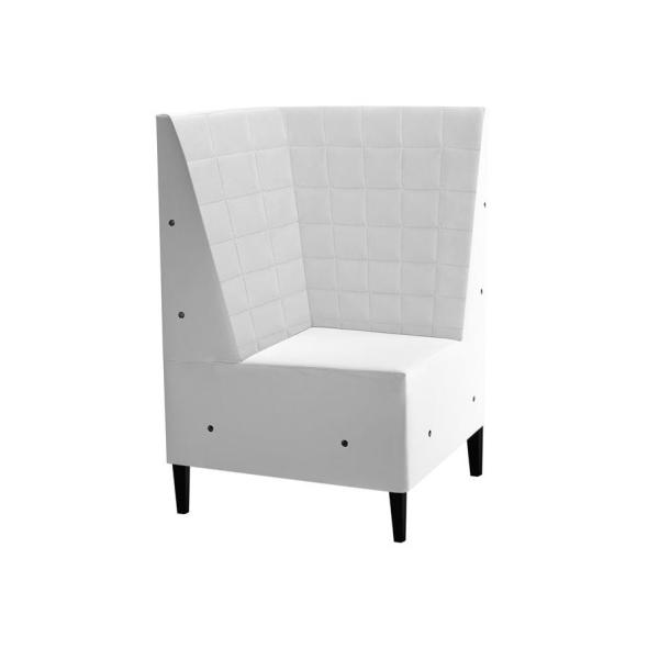 Customized Restaurant Single Card Seat High Back Fabric Hotel Coffee Shop Sofa