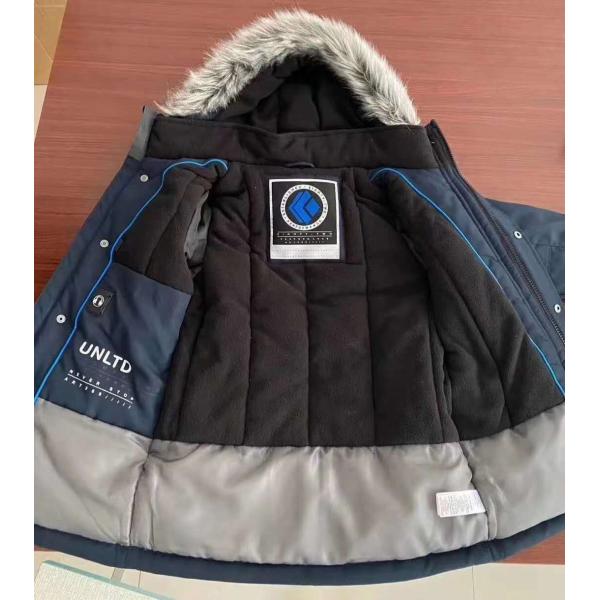 Windproof Waterproof Children's Winter Clothes 4-16Y Kids Heavy Jacket