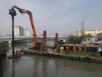 Équipement vibratoire 3200rpm d'entraînement de pile de construction de pont