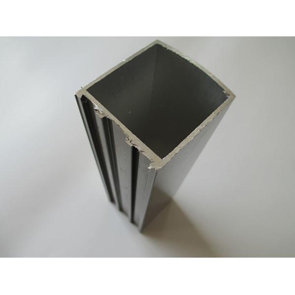 Dark Gold Aluminium Channel Profiles , Extruded Aluminum Profiles For Stair Railing