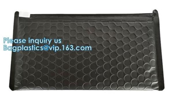 Mailer Slider Air Zip lockk Ploy Bubble Mailing Packaging Bag, Beauty Padded Pouch, Shipping Bags, Envelopes