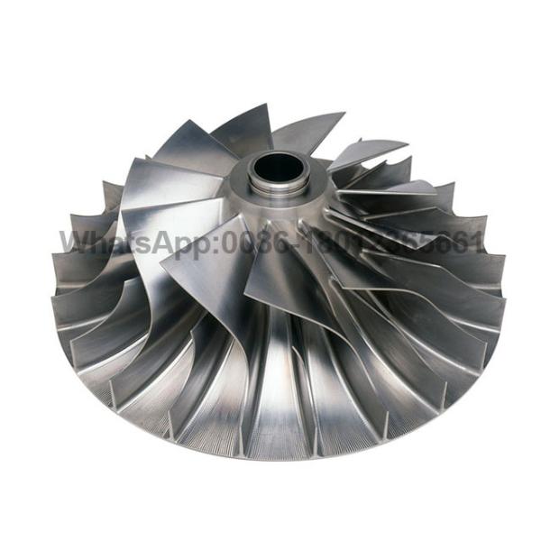 5-Axis CNC Machining Titanium Impeller Titanium Marine Impeller