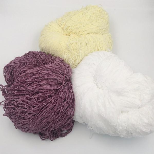 New 1/4NM 100% Acrylic Light Chenille Knitting Yarn Texturized