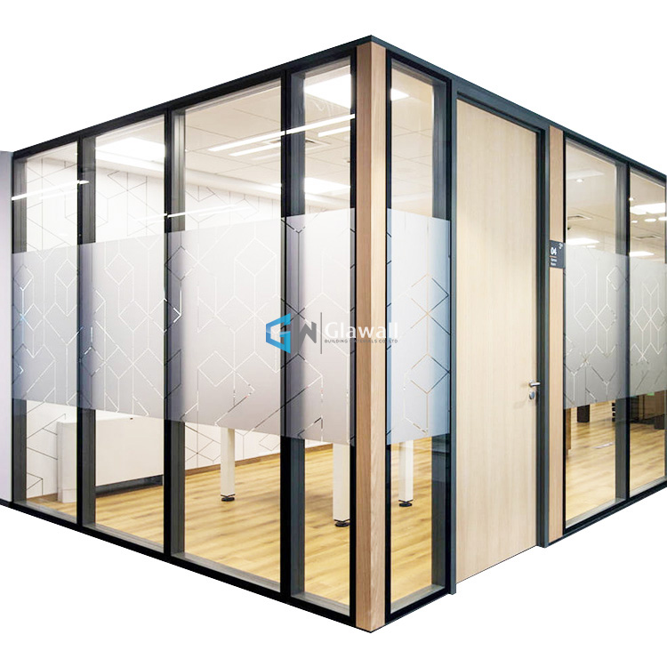 High Quality Double Glass Partition Wall Tempered Glass for Office