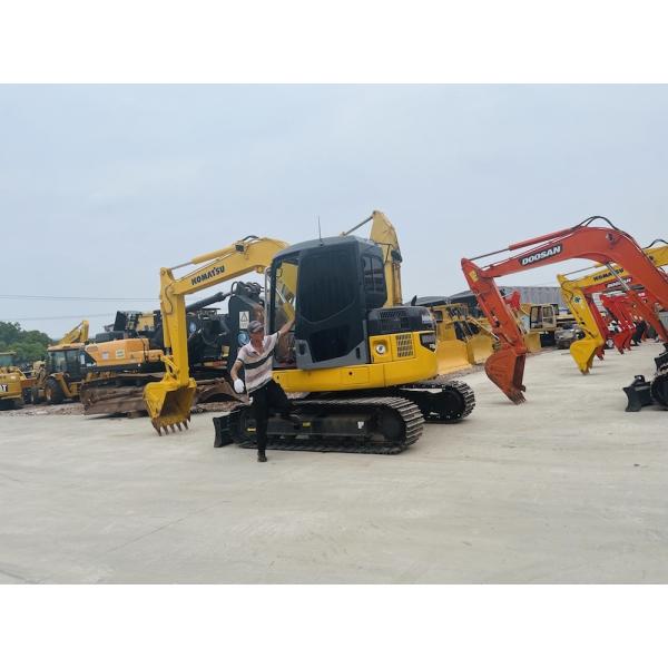 Original Used Komatsu PC78US Crawler Excavator Secondhand 7 Ton Mini Excavator Construction Machinery