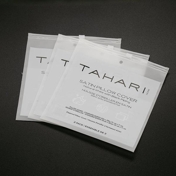 Biodegradable Recycled Plastic Zip Bags 0.03 0.04 0.05mm