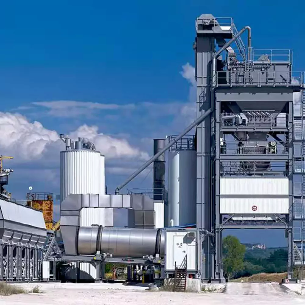 LB2500 Forced Asphalt Mixing Plant LB Series 200t/H With Steel Structure Foundation