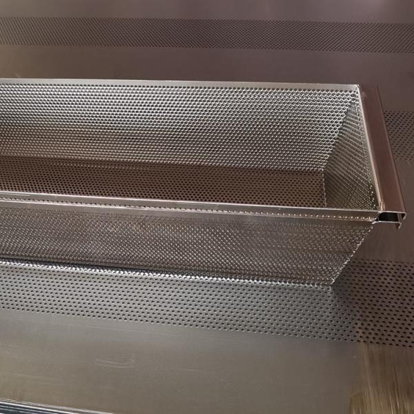 304 Stainless Steel Perforated Stackable Trays with Handles
