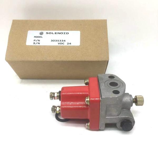 3035344 Flameout Solenoid Valve Excavator Electric Parts Stop Solenoid 24V