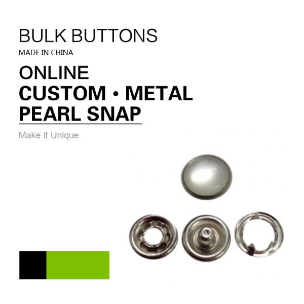 Antique Silver Bulk Size 12 Pearl Snaps