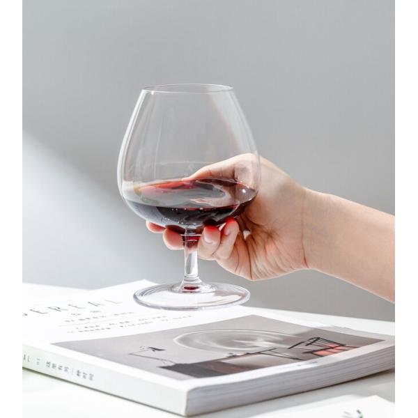 16 Ounces Crystal Cognac Glasses Lead Free Hand Blown Brandy Snifter Glasses