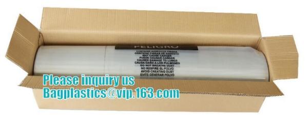 PE Asbestos Autoclavable Biohazard Bags Film Rubble Sack Jumbo Pallet Covers