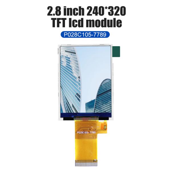 Polcd 2.8 inch Micro display High Quality Tft Screen 16 Bit MCU SPI Interface Smart LCD Module