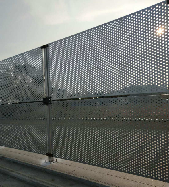 Workshop Isolation Sheet Warehouse Fence Punching Plate Perforated Metal Fence