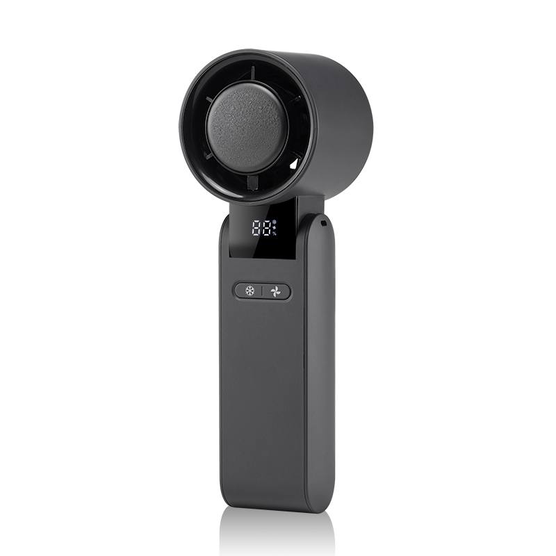 High Speed Cooling Hand Held 4000mAh Mini Turbo Fan Foldable Rechargeable Handheld Portable Fans for Cooling Air