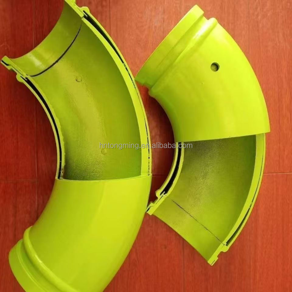 Concrete Pump Truck Wear-resistant Elbow Sanyi Zhonglian XCMGi Elbow Alloy Double-layer Wear-resistant Elbow End Ceramic