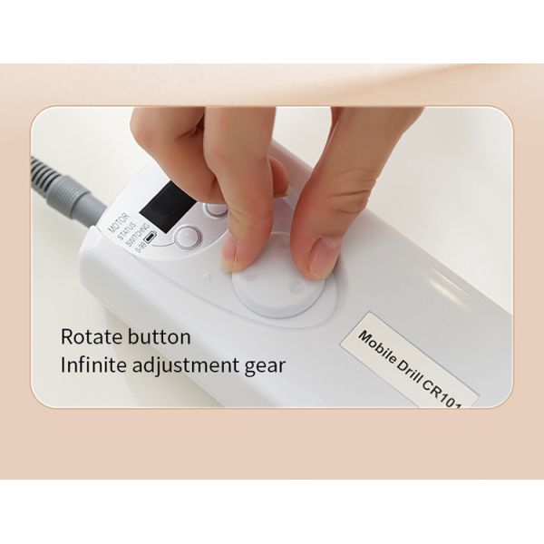 Best Selling Electric Nail Drill Rechargeable ABS Compact Fully Automatic Intelligent High-speed Dust-proof Handheld Pen Home