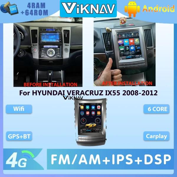 8 ядро беспроводного авторадио Android В 2008-2012 годах HYUNDAI VERACRUZ IX55