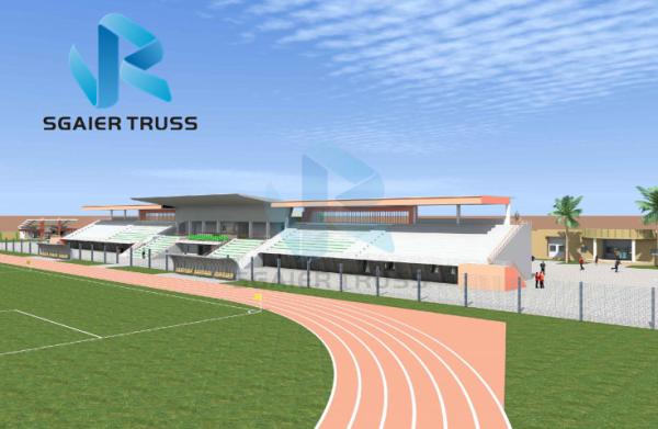 Sunproof Steel Frame Canopy , Portable Dismountable Temporary Stadium Seating