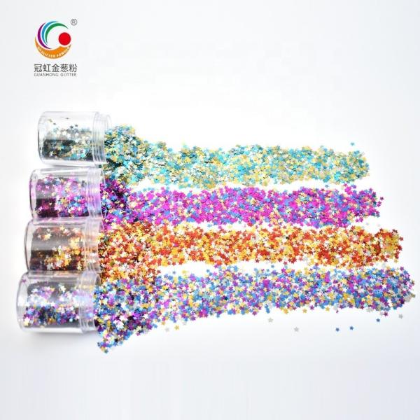 Colourful Stars Handicraft PET Glitter Powder Mix Sparkle Body Flakes