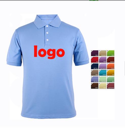 Mens POLO T Shirts 100% Cotton Short Sleeve Customized Screen Printing Casual Style