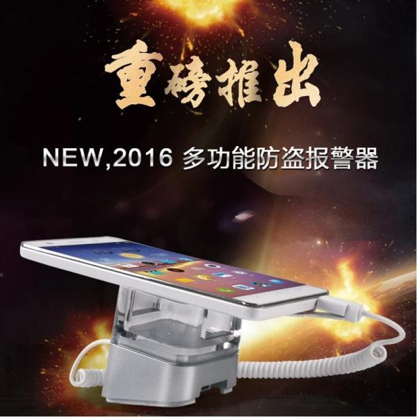 COMER cellphone alarm acrylic display racks, mobile Security Stand anti-theft devices