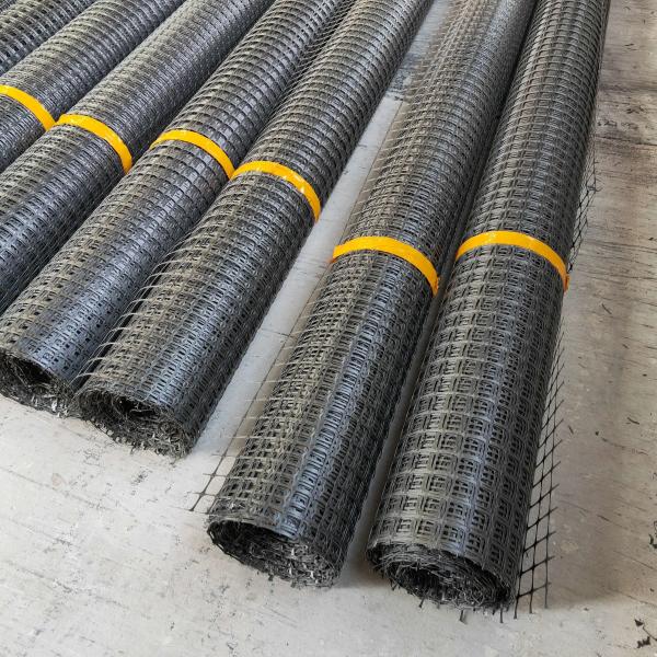 CE/ISO9001 Certified PP Biaxial Geogrid for Mining and Civil Engineering Construction