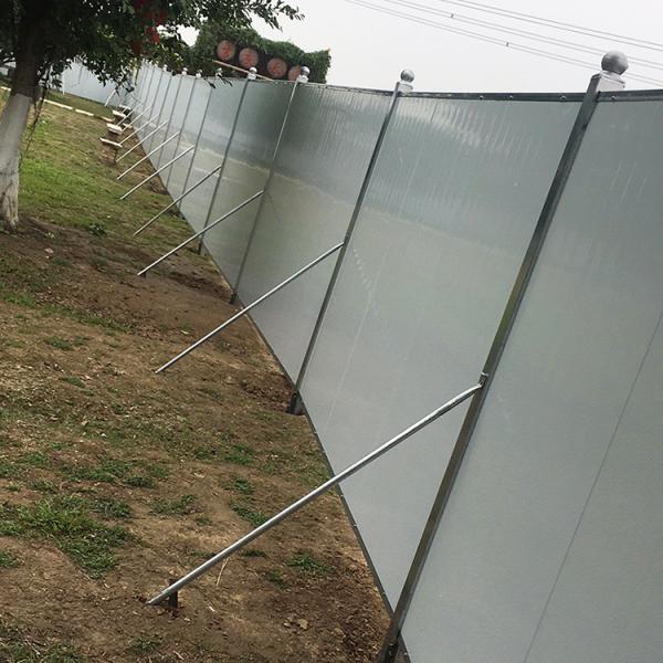 Temporary Steel Hoarding Available All Colour 2m x 2m size Colour Bond Steel