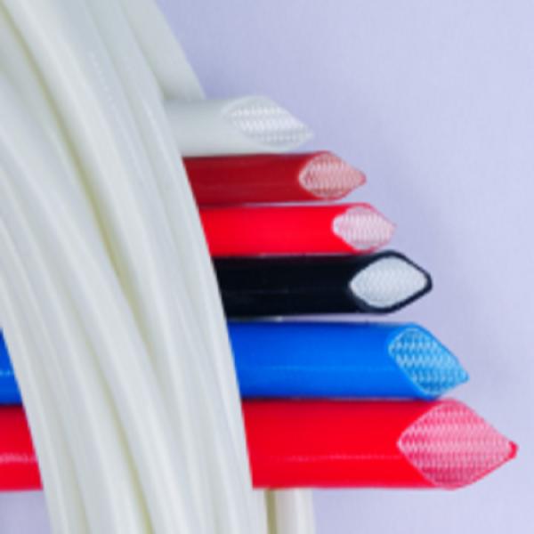 стеклянное волокно 7kv Sleeving алкали рукава стеклоткани силикона 600V не