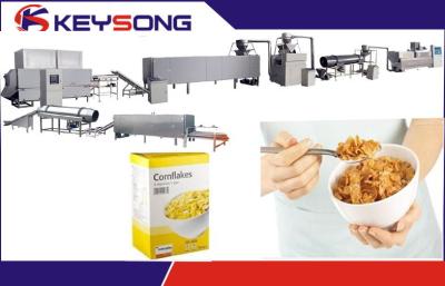 Stainless Steel Cereal Puffing Machine , Breakfast Cereal Grain Processing Equipment