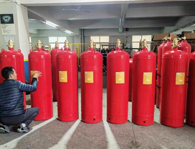 Extintor de incêndio de 150L FM200 cilindro HFC-227ea