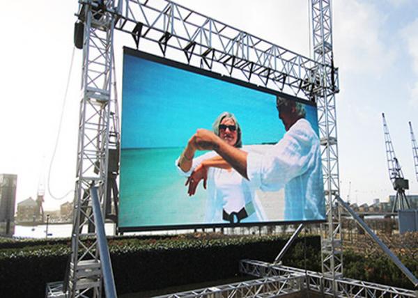 Light Aluminum Outdoor Rental LED Display Pixel Pitch 6.25mm Full Color
