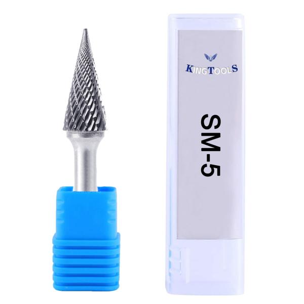 Free Sample Rotari Power Tool Parts 6mm Tree Shape Double Cut End Grinding Die Grinder Bits Tungsten Rotary File Carbide Burr