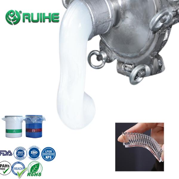 Résistance à la déchirure élevée caoutchouc de silicone liquéfié parfait pour les applications optiques hautement transparentes