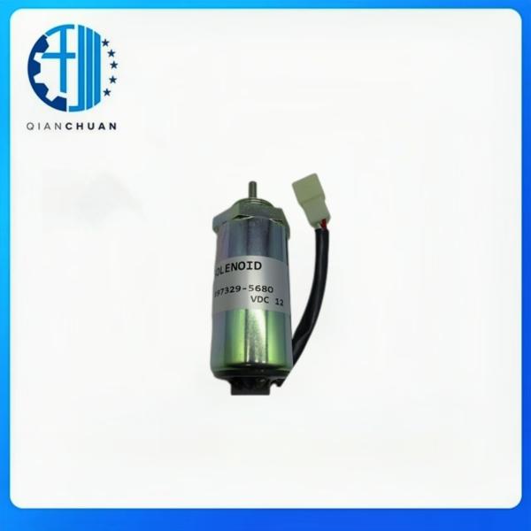 897329-5680 Solénoïde d'arrêt de carburant pour le moteur Isuzu 3LD1 3LD2 4LE1 Kobelco SK75-8